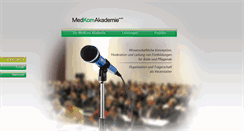 Desktop Screenshot of medkom-akademie.com